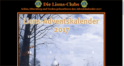 Desktop Screenshot of lions-adventskalender.eu